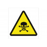 Signal d'avertissement Danger de mort (pictogramme uniquement)