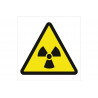 Panneau d'avertissement Danger de rayonnement COFAN