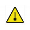 Warning Sign High Temperature Danger Cofan