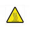 Warning sign pictogram only Danger fumes COFAN