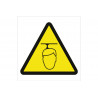 Danger sign with the head, Fixed objects at low height COFAN