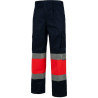 Pantalon combiné avec bandes réfléchissantes et haute visibilité