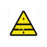 Pictograma Sinal de aviso Perigo! CORTES DA MÃO COFAN