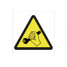 Panneau d'avertissement Danger au démontage (pictogramme uniquement) COFAN