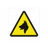Signo de aviso industrial Perigo cães