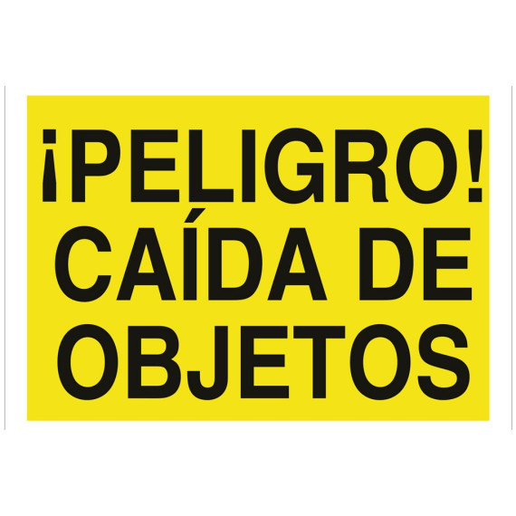 Señal advertencia solo texto - ¡Peligro! zona de carga y descarga