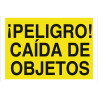 Aviso Sinal Perigo! Carregando e Descarregamento da Área Cofan