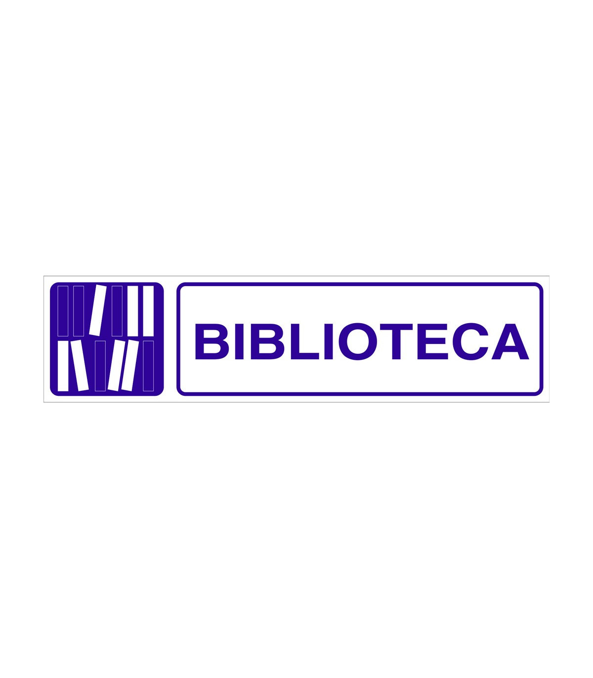 Informative signal text library and pictogram Cofan