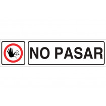 Segnale informativo Pictorama e Text - Non passare