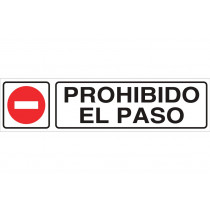 Segnale informativo Pictorama e Text - proibito El Paso