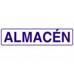 Señal informativa solo texto - Almacén