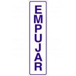 Señal informativa solo texto - Empujar