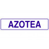 Señal informativa solo texto Azotea 250x62 mm COFAN