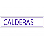 Señal informativa solo texto - Calderas
