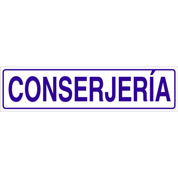 Informationssignal nur Text - Concierge