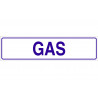 Señal informativa industrial Gas (solo texto) COFAN