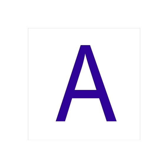 Informationssignal nur Text - Buchstaben und Symbole