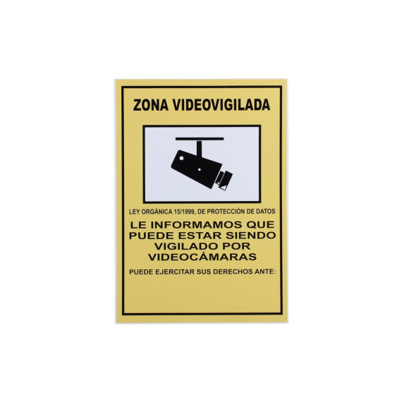 Señal de videovigilancia