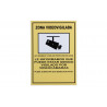 Avertissement zone de vidéoprotection COFAN