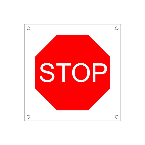 Signal pour travail OB06 "STOP"