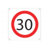 Sign for work OB08 "Max speed 30kmh"