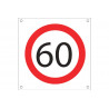 Panneau de signalisation Vitesse maximale 60 km/h SEKURECO