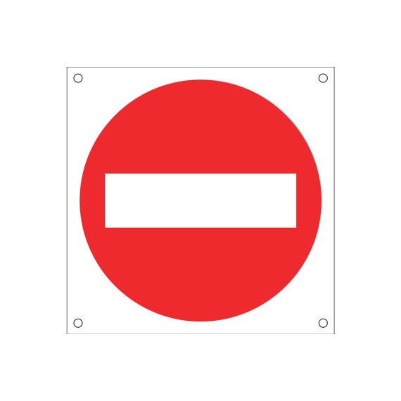 Signal für die Arbeit Ob18 "verboten"