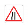 Sign for work OB20 "Narrowing left road"