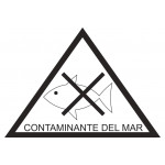 Señalización Adhesivos MATERIAS PELIGROSAS -MATERIAS CONTAMINAN EL MAR