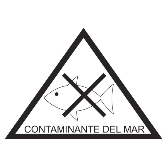 Señalización Adhesivos MATERIAS PELIGROSAS -MATERIAS CONTAMINAN EL MAR
