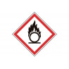 Signalização adesivos Resíduos tóxicos Material combustível perigoso COFAN