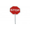 Portables Baustellenpalette STOP mit Aluminiumgriff SEKURECO