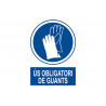 Senyals d'Obligació Obligatori Gloves (Catalan) COFAN