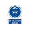 Mandatory Obligation Signs Glasses (text and pictogram) COFAN