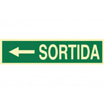 Sign in Catalan: Senyals d'Evacuació - Stergrate Sorted