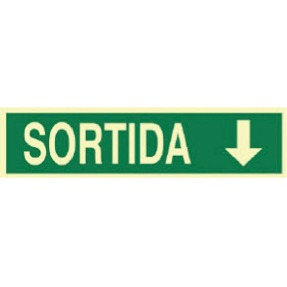 Sign in Catalan: Senyals d'Evacuació - Baix Sortic