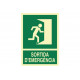 Sign in Catalan: Senyals d'Evacuació - Sortic d'Emergència Dreta