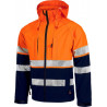 Workshell jacket with two reflective strips on the chest and sleeves WORKTEAM S9525