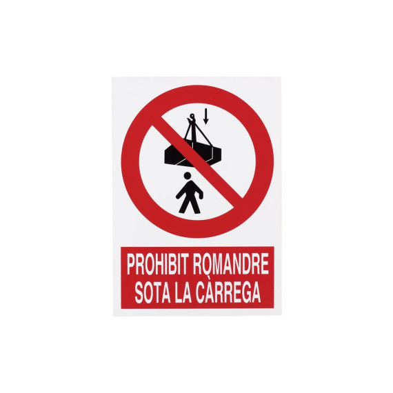 Anmelden Katalan: Senyals of Prohibit - Verbot Romandre Sota Carrega