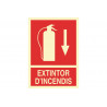Distress signal in Catalan Extintor D'incendis (Down arrow) COFAN