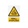 Segnale in catalano: Perill D'Explosiò (pericolo di esplosione) COFAN