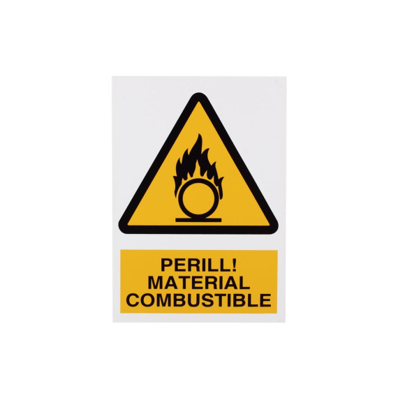 Entrar Catalão: Senyals d'Warning - Pertill Material de Combustível