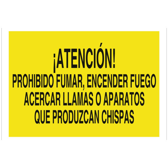 Sinal de advertência texto solo - atenção, não leve fogo