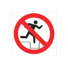 No Passing Sign "Unevenness" (pictogram only) COFAN