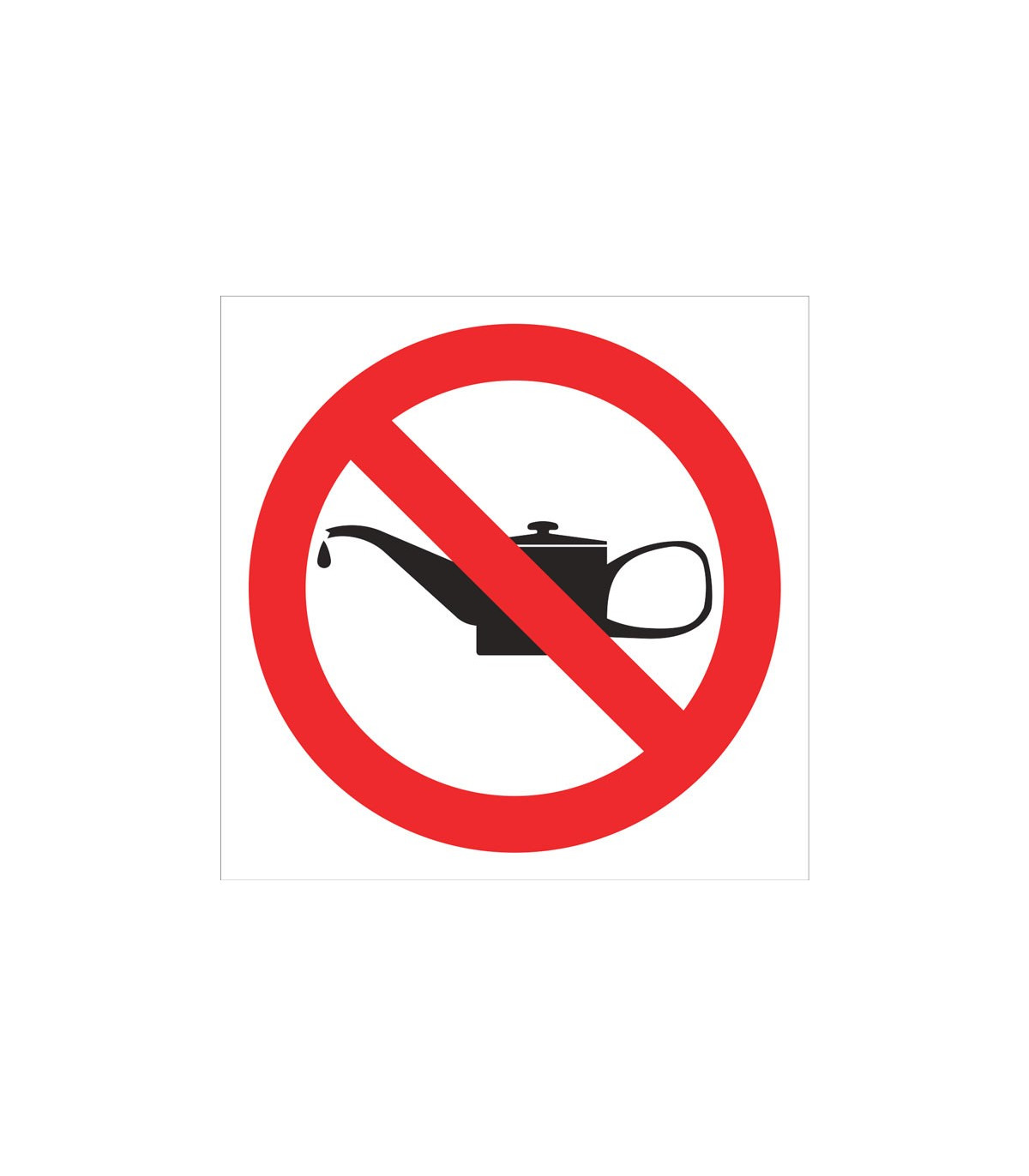 Señal de Prohibido engrasar máquinas en funcionamiento COFAN, comprar ...