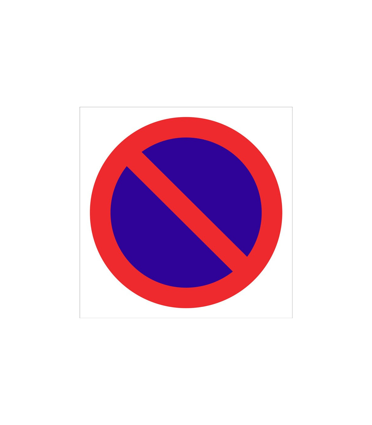 Image showcasing Pictograph Sign forbidden Parking Cofan