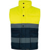High Visibility High Neck Vest with Elastic Waist WORKTEAM S4035