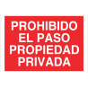 No entry private property (text only) COFAN