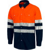 Camisa de manga longa combinada com alta visibilidade WORKTEAM C3813