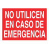 Distress signal Do not use in case of emergency COFAN